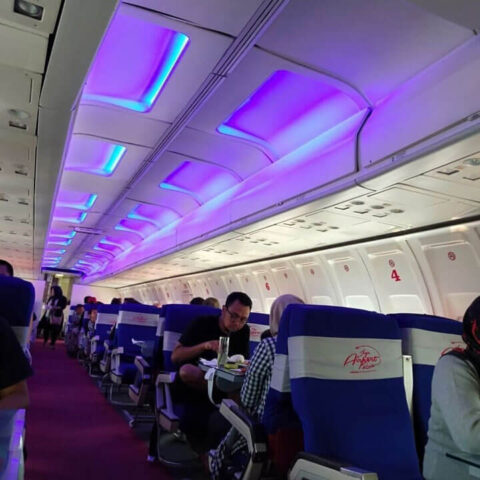 Kabin Pesawat Jogja Airport Resto