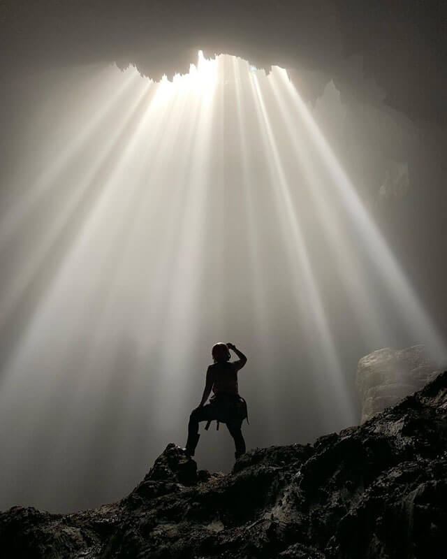 Heavens Light Jomblang cave